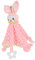 1 Serviette Apaisante Pour Bébé Jouet À Mâcher Pour Bébé De 0 À 1 An Marionnette À Main Lapin Produit Pour Bébé
