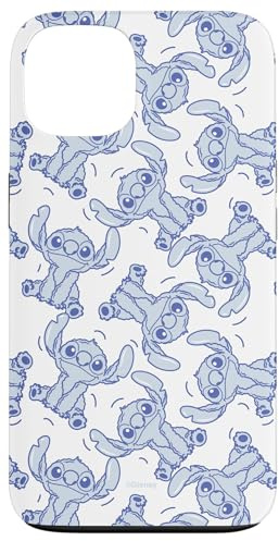 Disney Stitch Fluffy Summer Vibes Pattern Case for iPhone 13