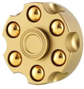 Wall Crawler Desk Toys Metal Toys Adults Cool Gadgets For Kids Stress EDC Finger Toy Brass Home Fart Games for Kids 8-12 (Gold, 8x8cm)