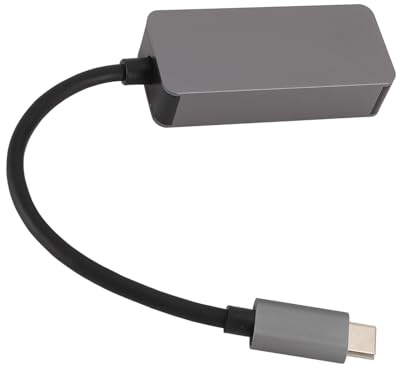 Risegun USB C auf Ethernet Adapter, 2.5G USB-C zu RJ45 LAN Netzwerkadapter, Aluminium, für Laptops Tablets und Smartphones
