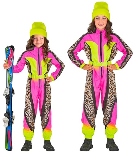 W WIDMANN MILANO Party Fashion - Skianzug Kostüm für Kinder | Overall und Gürtel, für Jungen & Mädchen, Skifahrer oder Snowboarder, für Karneval, Mottoparty