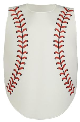 Baoblaze Halloween Baseball Kostüm, Einzigartige Kleidung für Bühnenauftritte, Feiertage, M für Erwachsene, 69 cm x 83 cm