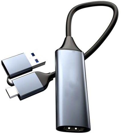 Elnwnnkc 4K USB C to 4K Video Capturing Card Durability USB Grabber Record for Gaming Live Streaming and More Type C Video Capture Device
