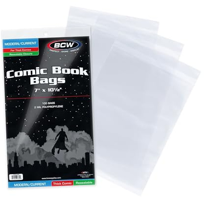 BCW Resealable Current Thick Comic Bags (100 CT.)