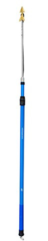 Cuda Weighted Aluminum Telescoping Fish Harpoon With Threaded Shaft & Dart, 44 - 72.5 (18850), BLACK