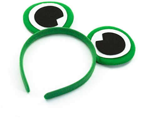 Oblique Unique® Haarreifen mit Froschaugen für das perfekte Frosch Kostüm