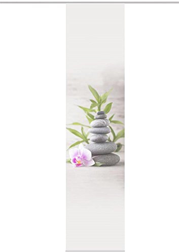Home Wohnideen Schiebevorhang Digitaldruck Bambus-Optik Malda 260 x 60 cm Natur
