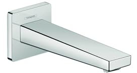 hansgrohe Wannenauslauf Premium 7,6 cm moderner Wannenauslauf in chrom, 32542001
