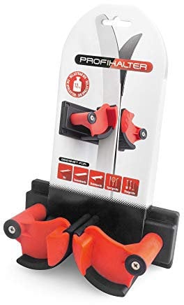 Merx- Profihalter Skihalterung und Werkzeughalterung Wand für Garage und Keller, einfache Montage, bis zu 12kg