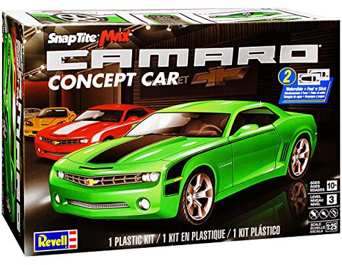 Chevrolet Chevy Camaro SS Concept Coupe Grün 5. Generation 2009-2016 Snap Tite Bausatz Kit 1/24 1/25 Revell Monogram Modell Auto