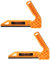 POWERTEC 71338 Plastic L-Push Stick | Deluxe L-Shaped Woodworking Push Tools – 2 Pack (Patent Pending)