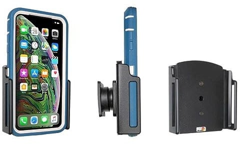 Brodit Gerätehalter 711084 | Made IN Sweden | für Smartphones - Apple iPhone 11 Pro, iPhone XS Max, iPhone 11 Pro Max, Schwarz
