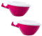 Mepal Loomm ESS Schale Porzellan Kunststoff (pink 2er Set)