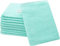 ZOLLNER 10er Set Waschhandschuhe in 16x21 cm - saugstarke und weiche Waschlappen in Mint - mit praktischem Aufhänger - waschbar bis 60°C - Baumwolle - Hotelqualität