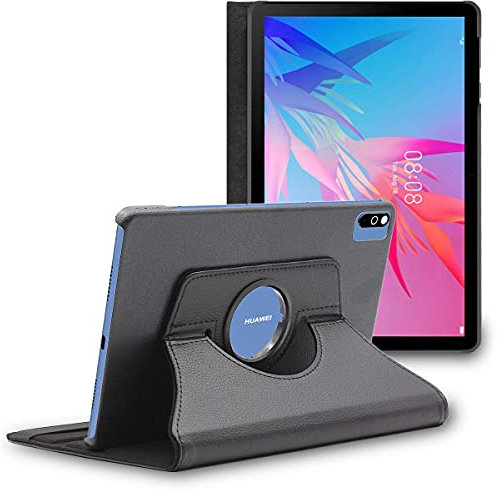 ebestStar - Coque pour Huawei MatePad 10.4 (2022, 2020), Etui Rotatif 360, Housse Protection PU Cuir, Noir