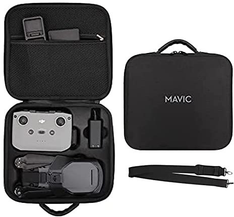 YueLi Mavic 3 Hülle, wasserdicht, Harte Tragetasche mit Schultergurt für DJI Mavic 3 /MAVIC 3 Pro Fly More Combo Zubehör (schwarz)