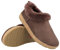 HAFLINGER Lammfellclog Iceland Filzpantoffel Hausschuh Kaffee, Gr 38