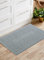 IVY Washable Door Mat Kitchen Mats Non Slip Greek Key Design Kitchen & Hall Runners Doormats, Dark Grey, 60x110 cm