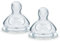 Tigex Transition+ Tétines pour biberon | Tétines anti-colique en silicone à col large | 0-6 mois | Lot de 2