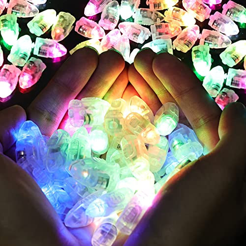 LED Ballons Lichter - Leuchtende Luftballons Lichter, 120 Stück Mini LED Ballonlichter, Bunt Blinkende Party Licht für Papierlaterne Geburtstag Hochzeit Halloween Weihnachten Neujahr Dekoration