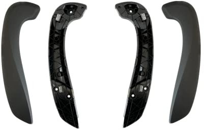 Poignée de porte intérieure de voiture pour Renault Megane 3 (couleur : noir) 809600007R / 809540001R BBB