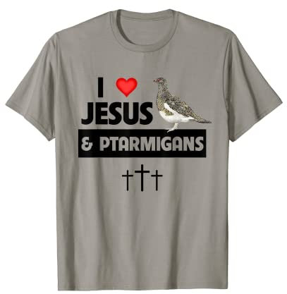 Armbanduhr mit Aufschrift I Love Jesus and Willow Ptarmigans, Alaskan State T-Shirt