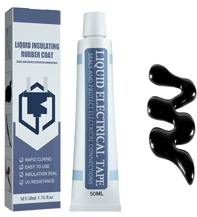 Jaiyien Revêtement En Caoutchouc Isolant Liquide,Ruban D'Étanchéité Électrique Liquide,Ruban Électrique Liquide Étanche,Colle De Ruban Isolant Liquide,Colle Isolante Liquide Étanche À Séchage Rapide