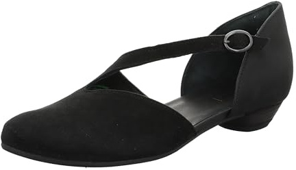 Think! Damen Grace Nachhaltige Ballerinas, Schwarz Kombi 0010, 40 EU