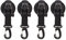 TOTITOM Robuste Saugnäpfe, hohe Festigkeit, tragbar, Starke Saugnäpfe mit Haken für Camping, Auto, Seitenmarkise, Wohnmobil, Haushalt, Zelt, Auto, Schatten, Segel, Baldachin, Autospanner, 4 Stück