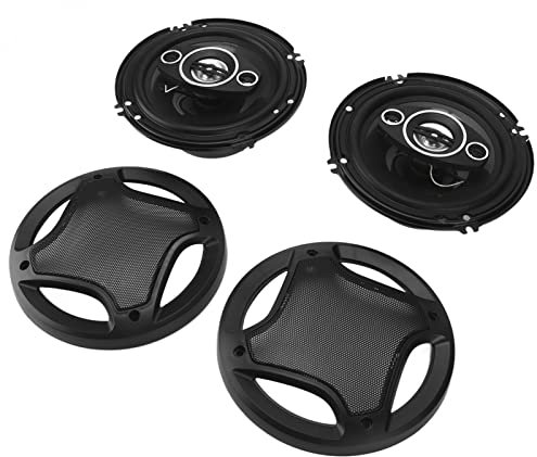2 Altavoces Coaxiales para Coche de 6,5 Pulgadas, Alta Sensibilidad, 500 W, Frecuencia Completa, Universal, para de, Buen Rendimiento, Metal de,