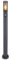 GLOBO LIGHTING Wegeleuchte Bewegungsmelder Pollerleuchte außen Gartenlampen anthrazit IP44, Standleuchte Terrasse Balkon, Edelstahl rauchfarben, 1x E27 Fassung, DxH 12,7x110cm