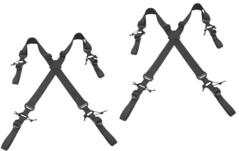 Kisangel 2st Schultergurt Aussetzen Hosenträger X-Back Hosenträger Strapazierfähige Hosenträger Handtasche Multifunktion