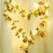 JOFONY LED Lichterkette Blumen,Rosa LED Lichterkette Künstliche Rose Blumen,2M 20LEDs Lichterkette Batterie,Lichterkette Frühling Deko für Festival,Party,Valentinstag Hochzeit