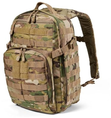 5.11 Taktischer Rucksack, RUSH 12 2.0 Militär Survival Molle Rucksack mit Laptopfach, klein, 24L, Multicam, Style 56562ABR