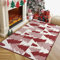PONY DANCE Weihnachts Teppich 160x230cm Wohnzimmer Teppich Weihnachten Dekoration Weihnachtsteppich Waschbar für Kinderzimmer/Schlafzimmer/Küche Rug Carpet Living Room
