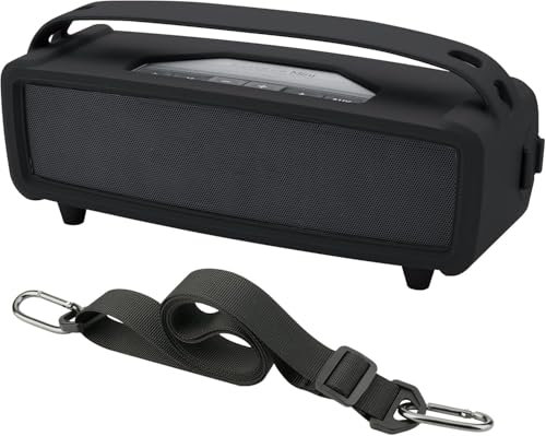 Silikon Abdeckung Schutzhülle für Bose SoundLink Mini/Mini II Portable Lautsprecher (Black)