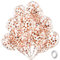 Konfetti Luftballons Rosegold,10 Stk Rosegold Luftballons Konfetti,Luftballon Geburtstag mit Konfetti Rosegold, Konfettie Ballons Rosegolde für Boho Hochzeit,Babyparty, Brautparty,Jubiläum Dekoration