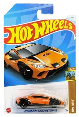 Hot Wheels Lamborghini Huracan Sterrato (Orange), 1:64 Scale, HW Dirt 6/10
