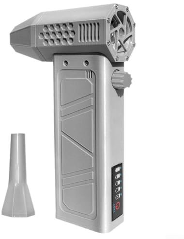 Besttoolifes Pistolet à neige, mini souffleur d'air, séchoir de voiture, souffleur à jet sec pour voiture, mini ventilateur turbo pour voiture à 3 vitesses réglables, mini ventilateur alimenté pour le