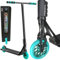 Blunt Prodigy X Street Complete Stunt-Scooter H=90cm Park/Street I Kinder I Jugendlich I Erwachsene I Trick I Tret I Roller I Leicht (Schwarz/Türkis)