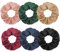 LOPHE Satin Hair Scrunchies Damen, 6er Set Satin Haargummis Weich Haarschmuck, Elastische Silk Pferdeschwanzhalter Haarbänder ohne Abdrücke Geschenk für Mädchen, Frauen(C)