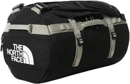 The North Face - Gilman Seesack, strapazierfähige Sporttasche mit Rucksack-Schultergurten und gepolsterten Seitengriffen, Größe M, 71L (TNF), Schwarz/Mintgrün, Sporttasche, grün, L, Casual