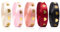 Bofanze 5 Rollen Herz Bedruckt Satinband 1cmx10m Geschenkband Polyester Hochzeit Dekoband Bänder zum Basteln Schleifenband Geschenk Satinband Bunt für Geschenke, Blumen, Hochzeiten(5 Farben)