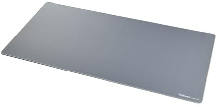 Fellowes Breyta Große Schreibtischunterlage Matt Marine – Rutschfeste Gummibasis, Strapazierfähige Nähte, Microban-Schutz, Umweltfreundlich, Ideal zum Schreiben, Tippen & Mausführen