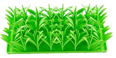 Yaoliucp Tappetino, Tappetino a Base di Erba Verde Silicone per Cani, Tappeto Lento Ecologico per foraggiamento e Sollievo dallo Stress, foraggiamento per Cani
