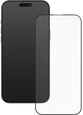 RhinoShield Protection d'écran en verre trempé 9H compatible avec [iPhone 16 Pro Max] | Haute transparence, à la lumière bleue, couverture complète, incurvée 3D, outil d'installation inclus