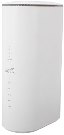 YUEHISY 5G Hotspot Mobile per Viaggi Domestici, Router SIM di Copertura Globale, 32 Connessioni Stabili, WiFi 6 1201MBPS/5GHz (Spina europea)