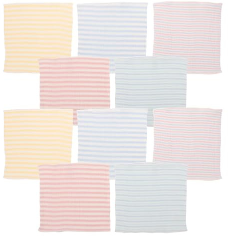 COHEALI Lot de 10 Bandes Ventrales en Coton pour -nés, Ceintures Ombilicales Élastiques, Douces et Confortables, pour Protéger le Ventre des Bébés