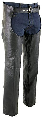 xelement b-7554 uomo sistema a doppio comfort avanzato Leather Chaps