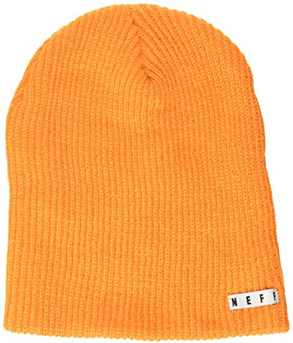 NEFF Herren Daily, Warm, Slouchy, Soft Headwear Beanie-Mütze, Orange, Einheitsgröße